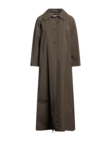 HERNO Full-length jacket Military green 54% Polyester, 46% Cotton
