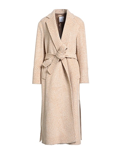 ELEVENTY Coat Camel 80% Wool, 20% Cashmere