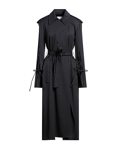 ERIKA CAVALLINI Full-length jacket Grey 54% Polyester, 44% Virgin Wool, 2% Elastane