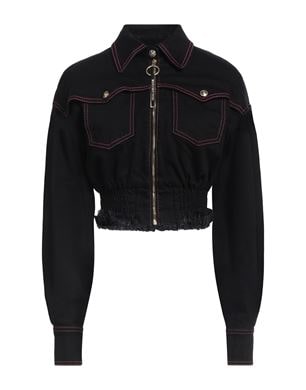 VERSACE JEANS COUTURE デニムブルゾン ブラック レディース