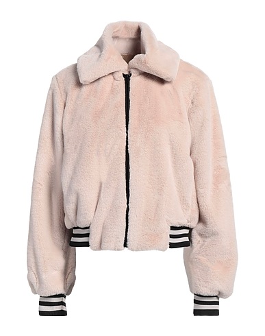 EUROPEAN CULTURE Teddy Coat Ivory 100% Polyester
