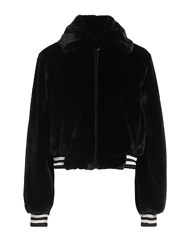 EUROPEAN CULTURE Teddy Coat Nero 100% Poliestere