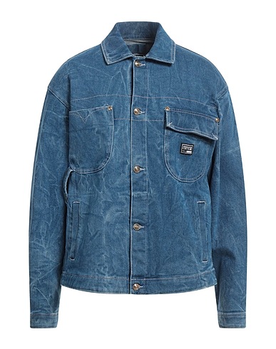 VERSACE JEANS COUTURE Jeansjacke Blau 98% Baumwolle, 2% Elastan