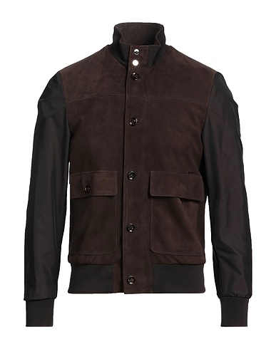 MOORER Jacket Brown Leather