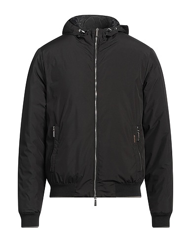 MOORER Shell jacket Black 100% Polyester