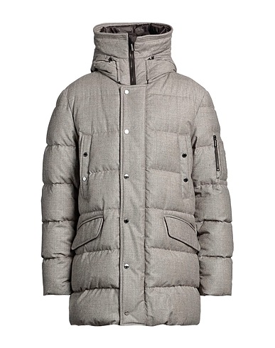 MOORER Shell jacket Brown 100% Virgin Wool