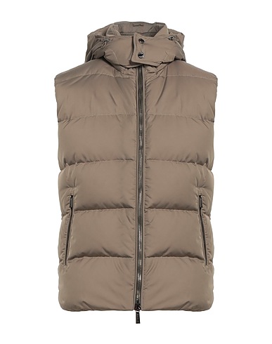 MOORER Shell  jacket Taupe 100% Polyester, Wool, Acrylic, Lycra®