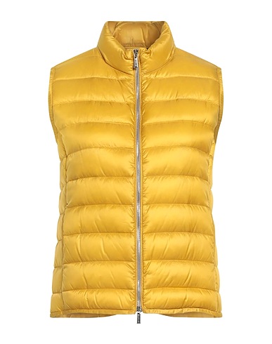 MOORER Gilet Mustard 100% Polyamide