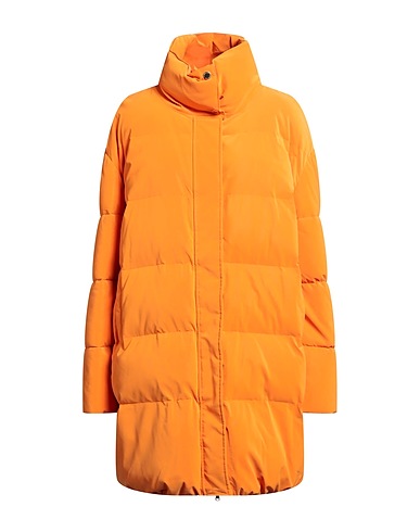 PATRIZIA PEPE Shell  jacket Orange 100% Polyurethane, Viscose