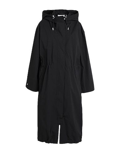 COS Lange Jacke Schwarz 97% Baumwolle, 3% Elastan