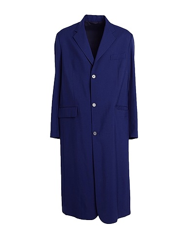 MARNI Full-length jacket Blue 100% Virgin Wool
