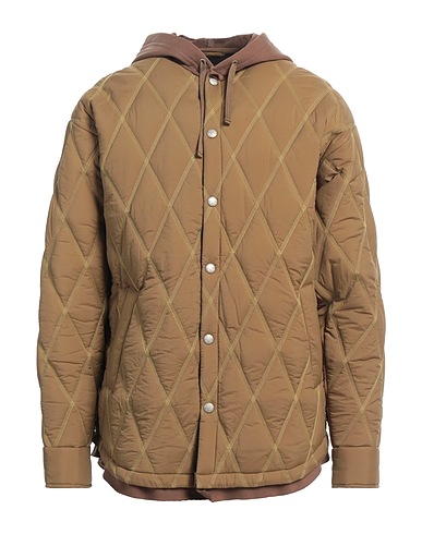 DIESEL Shell jacket Khaki 100% Polyamide, Cotton, Polyester