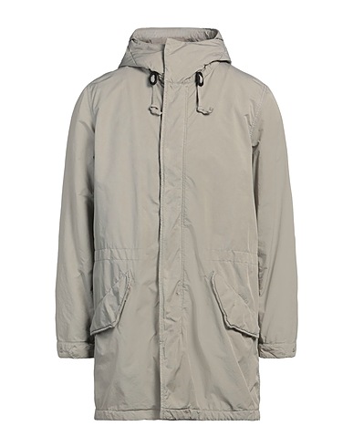 ASPESI Full-length jacket Grey 70% Polyester, 30% Polyamide
