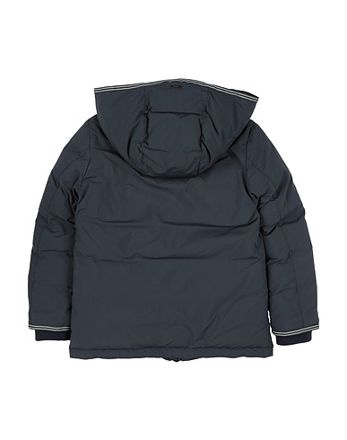 HERNO Shell  jacket Midnight blue 100% Polyamide, Acrylic, Wool, Elastane