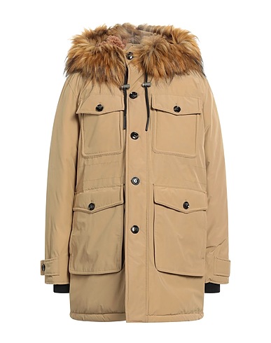 DIESEL Jacket Sand 85% Polyester, 15% Cotton, Polyurethane coated, Modacrylic, Acrylic