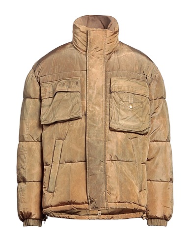 DIESEL Shell  jacket Sand 100% Polyamide, Polyester