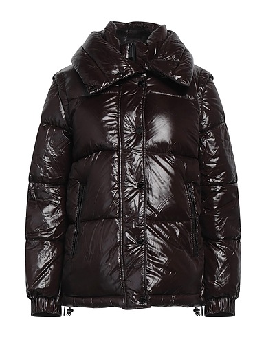 MICHAEL MICHAEL KORS Shell jacket Dark brown 100% Nylon