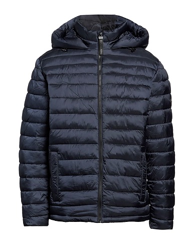 MICHAEL KORS MENS Shell jacket Navy blue 100% Nylon, Recycled polyester
