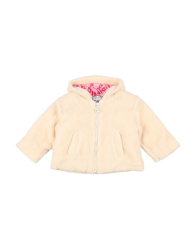 PINKO UP Teddy Coat Ivory 75% Polyester, 25% Virgin Wool