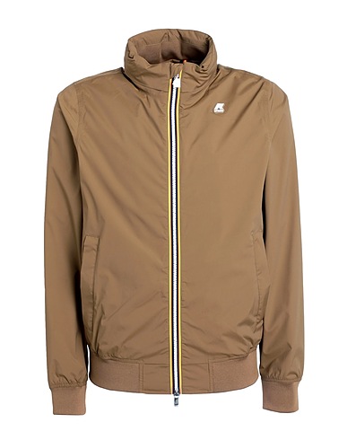 K-WAY Jacket AMAURY  STRETCH NYLON JERSEY  
 Brown 95% Nylon, 5% Elastane