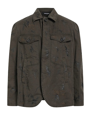 DSQUARED2 Giubbotto Verde scuro 100% Cotone
