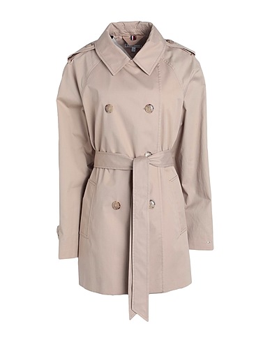 TOMMY HILFIGER Caban et veste croisée Sable 100% Coton