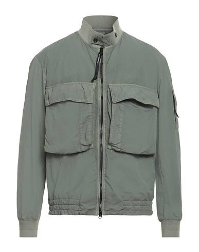 C.P. COMPANY Jacket Military green 100% Polyamide, Elastane