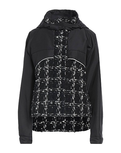 GIAMBATTISTA VALLI Jacket Black 32% Polyester, 24% Wool, 20% Cotton, 15% Polyamide, 9% Acrylic