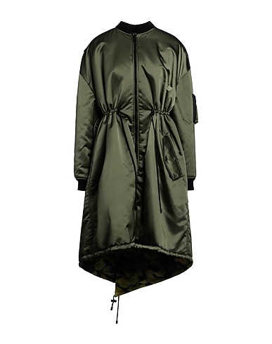 ALEXANDRE VAUTHIER Coat Military green 100% Polyamide