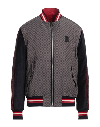 BALMAIN Bomber Khaki 100% Polyester, Cotton, Tencel™, Elastane, Polyamide