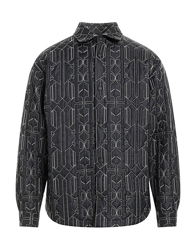 PALM ANGELS Shell jacket Black 100% Polyamide