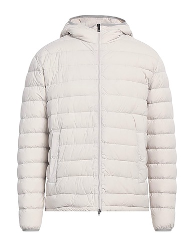 HERNO Shell jacket Light grey 86% Polyamide, 14% Elastane