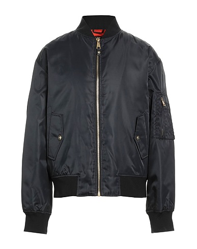 VERSACE JEANS COUTURE Bomber Black 100% Polyester, Elastane