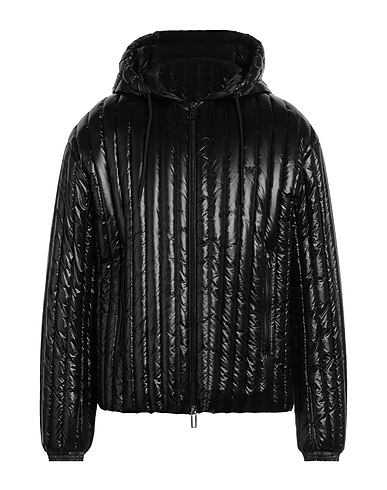 EMPORIO ARMANI Shell jacket Black 100% Polyamide