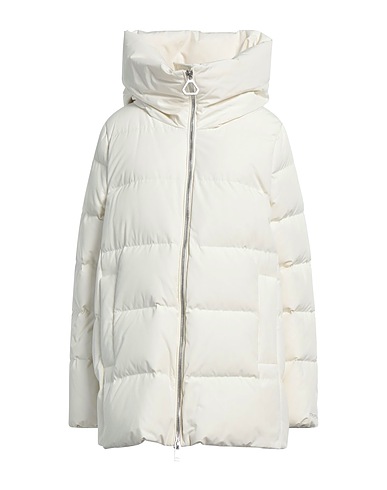 REPLUMÈ Shell jacket Cream 57% Polyester, 43% Cotton, Feather