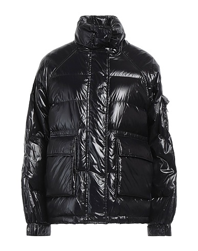 REPLUMÈ Piumino Nero 100% Nylon, Piuma
