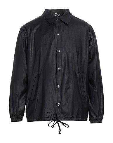 COMME des GARÇONS Jacket BLACK Black 72% Triacetate, 25% Cellulose, 3% Polyurethane