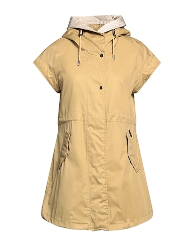 WOOLRICH Coat Military green 100% Cotton