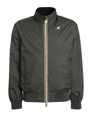 K-WAY Jacket ARSENE PLUS.2 DOUBLE          
 Dark green 100% Recycled nylon