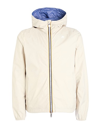 K-WAY Jacket JAKE PLUS.2 DOUBLE            
 Light grey 100% Recycled nylon
