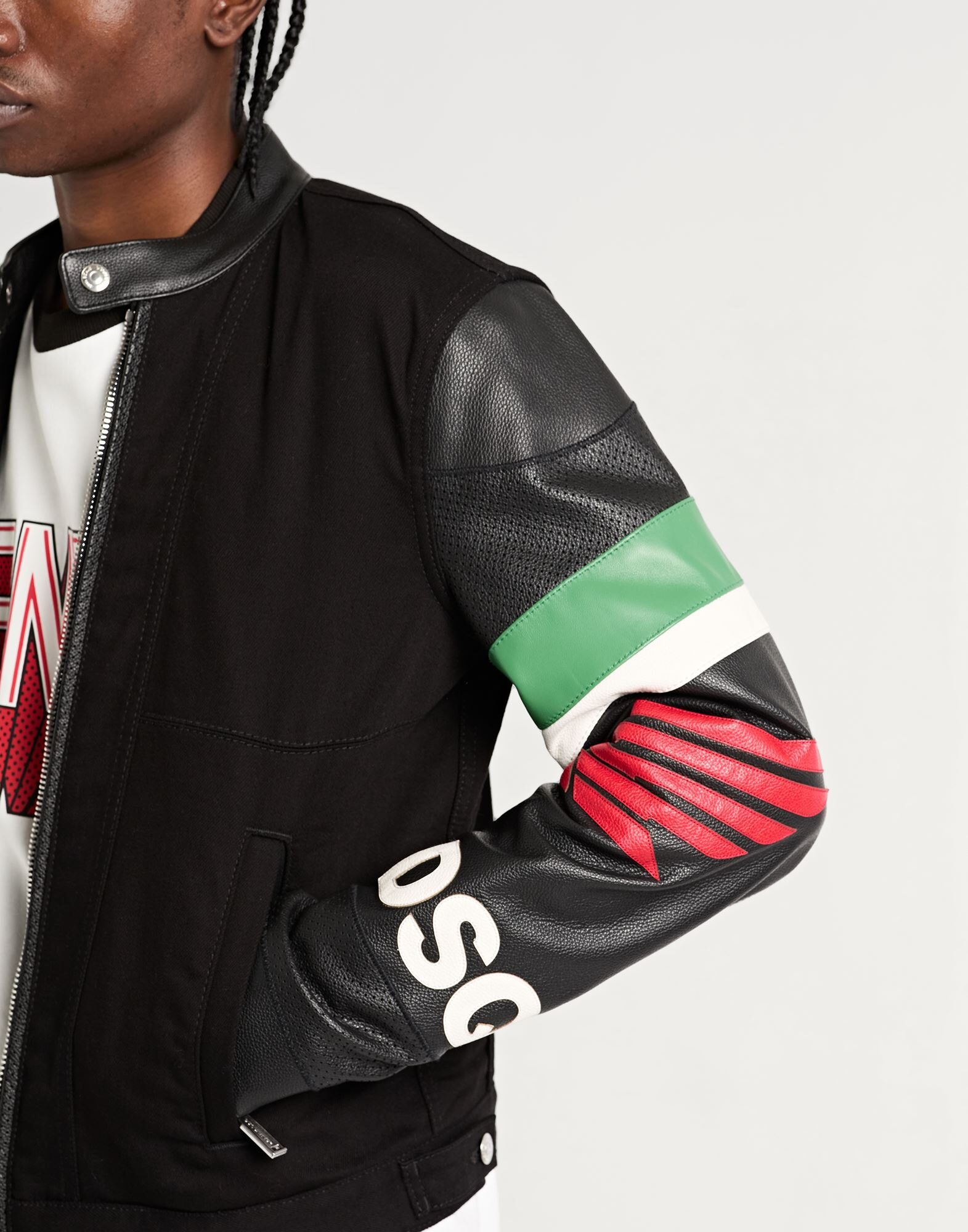 DSQUARED2 Coats & Jackets | Black Men's Biker Jacket | YOOX