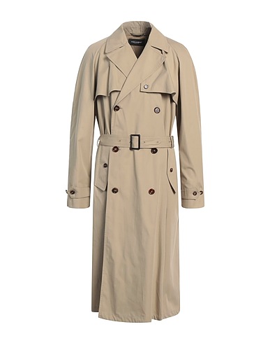 DOLCE&GABBANA Double breasted pea coat Sand 100% Cotton