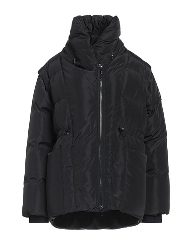 HIGH Shell jacket Black 100% Polyester, Nylon, Elastane