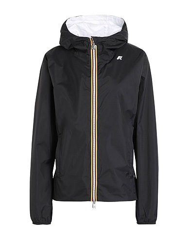 K-WAY Jacket Black 100% Recycled nylon