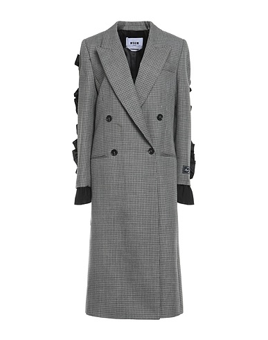 MSGM Double breasted pea coat Grey 100% Wool