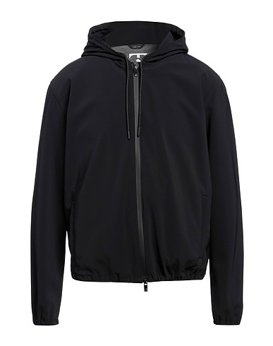 TOMBOLINI Jacket Black 48% Cotton, 44% Polyamide, 8% Elastane