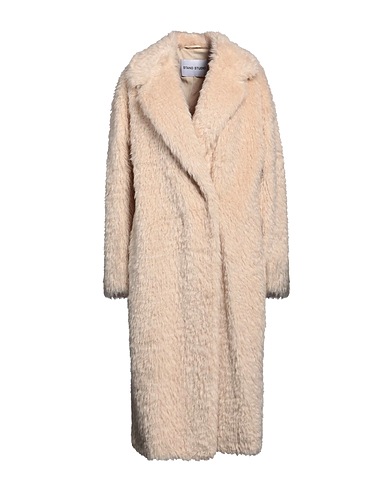 STAND STUDIO Teddy Coat Beige 50% Modacrilico, 40% Acrilico, 10% Lana