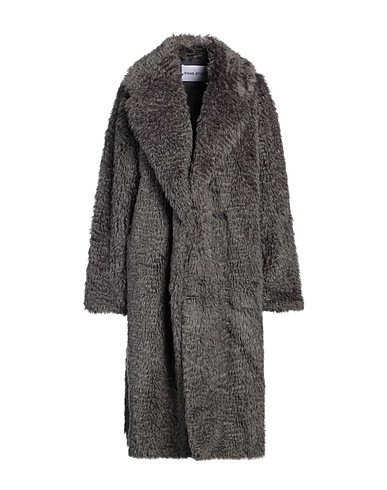STAND STUDIO Teddy Coat Piombo 50% Modacrilico, 40% Acrilico, 10% Lana