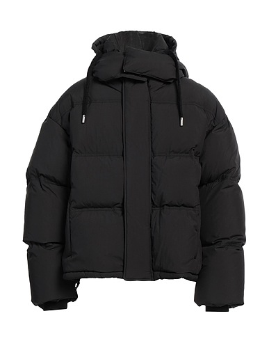 AMI ALEXANDRE MATTIUSSI Piumino Nero 100% Poliammide, Acrilico, Lana, Elastan, Piumino d'Anatra