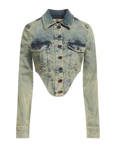 KNWLS Denim jacket Blue 88% Cotton, 7% Recycled polyamide, 5% Elastane